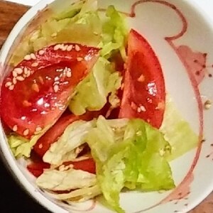 春キャベツとトマトのサラダ
